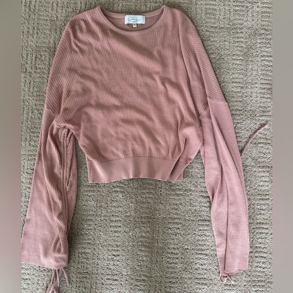 L’academie pink long sleeve from revolve